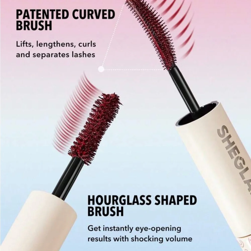 SHEGLAM All-In-One Volume & Length Mascara-Waterproof Brugundy